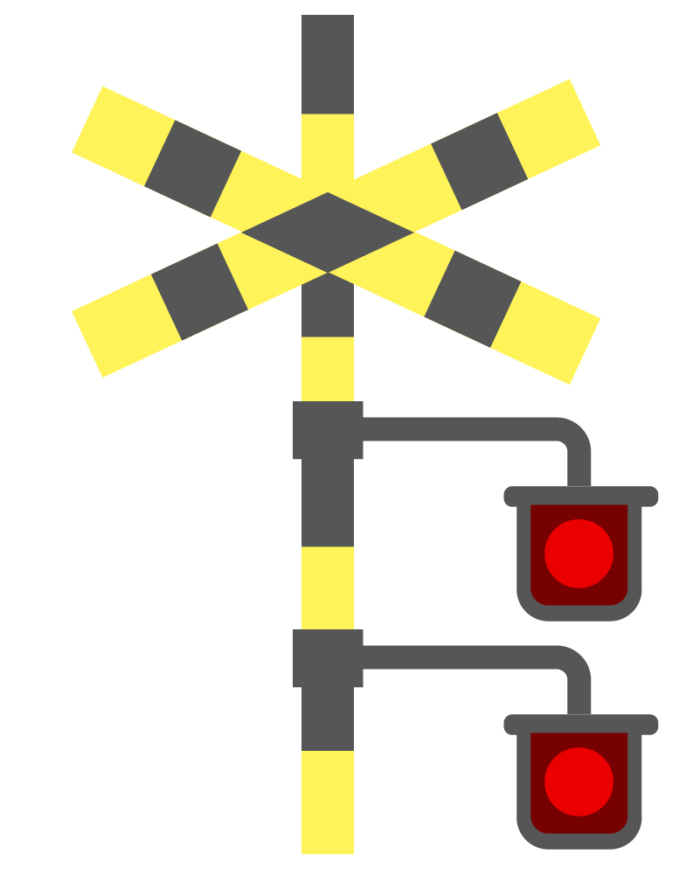 全方向形の警報灯（縦）